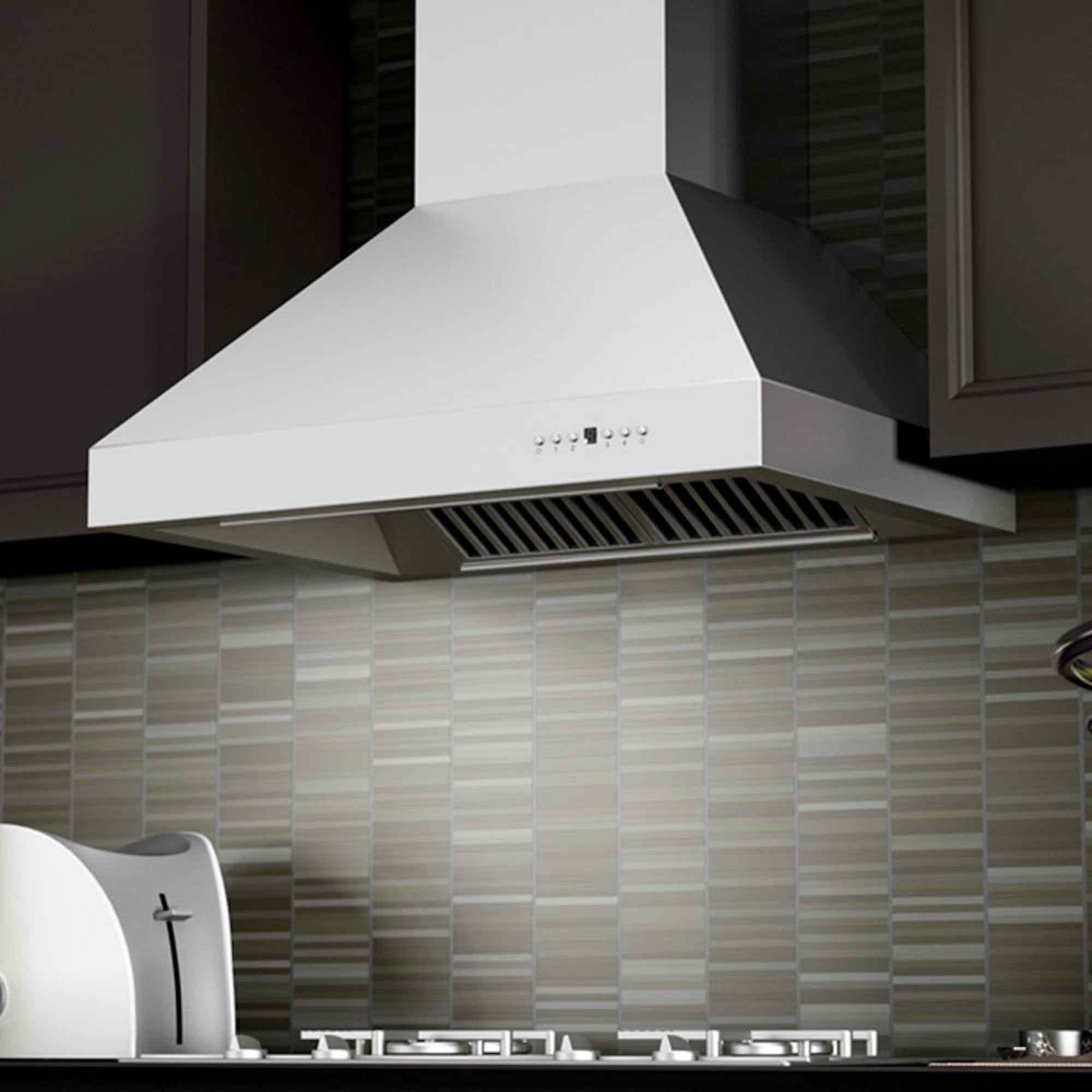 ZLINE Ducted Wall Mount Range Hood in Outdoor Approved Stainless Steel - 697-304