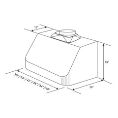 ZLINE Convertible Vent Under Cabinet Range Hood in Stainless Steel - 520