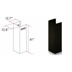 ZLINE Wooden Wall Mount Range Hood Extension in Antigua - 393AA-E