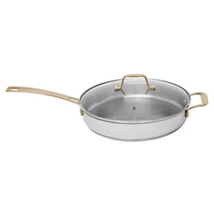 ZLINE 10-Piece Non-Toxic Stainless Steel and Nonstick Ceramic Cookware Set (CWSETL-NS-10) - The Home Selection