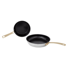 ZLINE 10-Piece Non-Toxic Stainless Steel and Nonstick Ceramic Cookware Set (CWSETL-NS-10) - The Home Selection