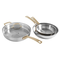 ZLINE 10-Piece Stainless Steel Non-Toxic Cookware Set (CWSETL-ST-10) - The Home Selection