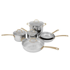 ZLINE 10-Piece Stainless Steel Non-Toxic Cookware Set (CWSETL-ST-10) - The Home Selection