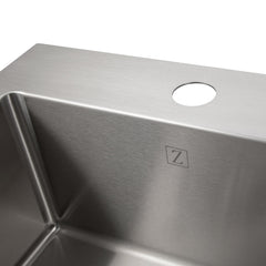 ZLINE 15 in. Donner Topmount Single Bowl Bar Kitchen Sink in Stainless Steel, STS-15 - The Home Selection