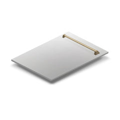 ZLINE 18" Autograph Edition Tallac Dishwasher Panel in Stainless Steel with Accent Handle (DPVZ-304-18) - The Home Selection