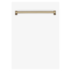 ZLINE 18" Autograph Edition Tallac Dishwasher Panel in White Matte with Accent Handle (DPVZ-WM-18) - The Home Selection