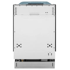 ZLINE 18 in. Compact Panel Ready Top Control Dishwasher with Stainless Steel Tub, 54dBa (DW7714-18) - The Home Selection