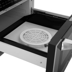 ZLINE 24" 1.2 cu. ft. Built-in Microwave Drawer with a Traditional Handle in Stainless Steel (MWD-1-H) - The Home Selection