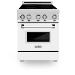 ZLINE 24" 2.8 cu. ft. Induction Range with a 3 Element Stove and Electric Oven in Stainless Steel (RAIND-24) - The Home Selection