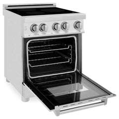 ZLINE 24" 2.8 cu. ft. Induction Range with a 3 Element Stove and Electric Oven in Stainless Steel (RAIND-24) - The Home Selection