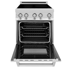 ZLINE 24" 2.8 cu. ft. Induction Range with a 3 Element Stove and Electric Oven in Stainless Steel (RAIND-24) - The Home Selection