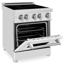 ZLINE 24" 2.8 cu. ft. Induction Range with a 3 Element Stove and Electric Oven in Stainless Steel (RAIND-24) - The Home Selection