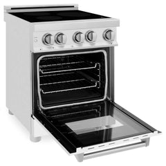 ZLINE 24" 2.8 cu. ft. Induction Range with a 3 Element Stove and Electric Oven in Stainless Steel (RAIND-24) - The Home Selection