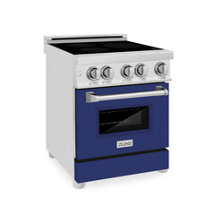 ZLINE 24" 2.8 cu. ft. Induction Range with a 3 Element Stove and Electric Oven in Stainless Steel (RAIND-24) - The Home Selection