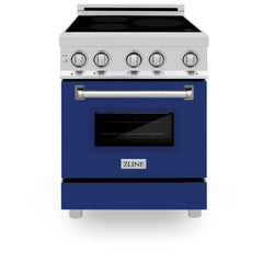 ZLINE 24" 2.8 cu. ft. Induction Range with a 3 Element Stove and Electric Oven in Stainless Steel (RAIND-24) - The Home Selection