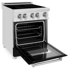 ZLINE 24" 2.8 cu. ft. Induction Range with a 3 Element Stove and Electric Oven in Stainless Steel (RAIND-24) - The Home Selection