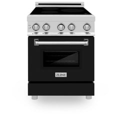 ZLINE 24" 2.8 cu. ft. Induction Range with a 3 Element Stove and Electric Oven in Stainless Steel (RAIND-24) - The Home Selection