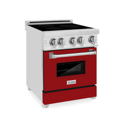 ZLINE 24" 2.8 cu. ft. Induction Range with a 3 Element Stove and Electric Oven in Stainless Steel (RAIND-24) - The Home Selection