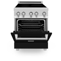 ZLINE 24" 2.8 cu. ft. Induction Range with a 3 Element Stove and Electric Oven in Stainless Steel (RAIND-24) - The Home Selection