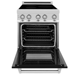 ZLINE 24" 2.8 cu. ft. Induction Range with a 3 Element Stove and Electric Oven in Stainless Steel (RAIND-24) - The Home Selection