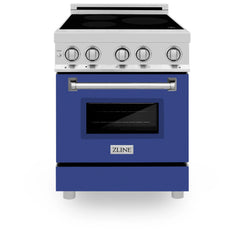 ZLINE 24" 2.8 cu. ft. Induction Range with a 3 Element Stove and Electric Oven in Stainless Steel (RAIND-24) - The Home Selection