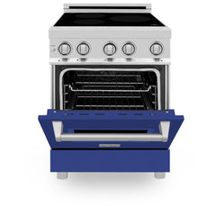 ZLINE 24" 2.8 cu. ft. Induction Range with a 3 Element Stove and Electric Oven in Stainless Steel (RAIND-24) - The Home Selection