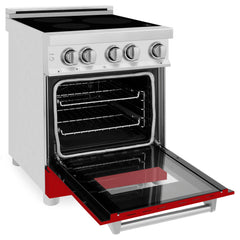 ZLINE 24" 2.8 cu. ft. Induction Range with a 3 Element Stove and Electric Oven in Stainless Steel (RAIND-24) - The Home Selection