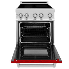 ZLINE 24" 2.8 cu. ft. Induction Range with a 3 Element Stove and Electric Oven in Stainless Steel (RAIND-24) - The Home Selection