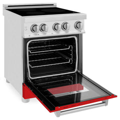 ZLINE 24" 2.8 cu. ft. Induction Range with a 3 Element Stove and Electric Oven in Stainless Steel (RAIND-24) - The Home Selection