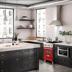 ZLINE 24" 2.8 cu. ft. Induction Range with a 3 Element Stove and Electric Oven in Stainless Steel (RAIND-24) - The Home Selection