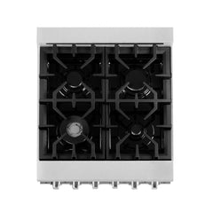 ZLINE 24" 2.8 cu. ft. Range with Gas Stove and Gas Oven in DuraSnow® Stainless Steel - RGS-24 - The Home Selection