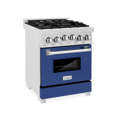 ZLINE 24" 2.8 cu. ft. Range with Gas Stove and Gas Oven in DuraSnow® Stainless Steel - RGS-24 - The Home Selection