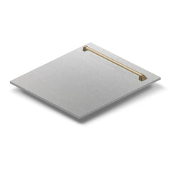ZLINE 24" Autograph Edition Monument Dishwasher Panel in DuraSnow® Stainless Steel (DPMTZ-SN-24) - The Home Selection