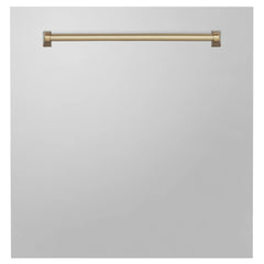 ZLINE 24" Autograph Edition Monument Dishwasher Panel in Stainless Steel (DPMTZ-304-24) - The Home Selection