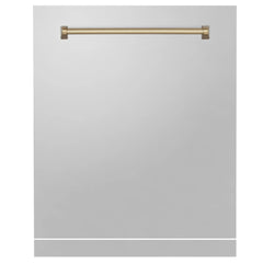 ZLINE 24" Autograph Edition Monument Dishwasher Panel in Stainless Steel (DPMTZ-304-24) - The Home Selection