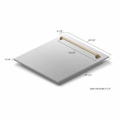 ZLINE 24" Autograph Edition Monument Dishwasher Panel in Stainless Steel (DPMTZ-304-24) - The Home Selection