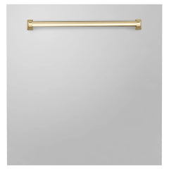 ZLINE 24" Autograph Edition Monument Dishwasher Panel in Stainless Steel (DPMTZ-304-24) - The Home Selection