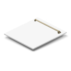 ZLINE 24" Autograph Edition Monument Dishwasher Panel in White Matte (DPMTZ-WM-24) - The Home Selection