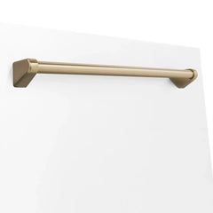 ZLINE 24" Autograph Edition Monument Dishwasher Panel in White Matte (DPMTZ-WM-24) - The Home Selection