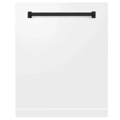 ZLINE 24" Autograph Edition Monument Dishwasher Panel in White Matte (DPMTZ-WM-24) - The Home Selection