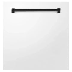 ZLINE 24" Autograph Edition Monument Dishwasher Panel in White Matte (DPMTZ-WM-24) - The Home Selection