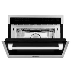 ZLINE 24" Built-in Convection Microwave Oven in Stainless Steel with Speed and Sensor Cooking (MWO-24) - The Home Selection