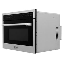 ZLINE 24" Built-in Convection Microwave Oven in Stainless Steel with Speed and Sensor Cooking (MWO-24) - The Home Selection
