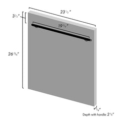 ZLINE 24" Dishwasher Panel with Modern Handle - The Home Selection