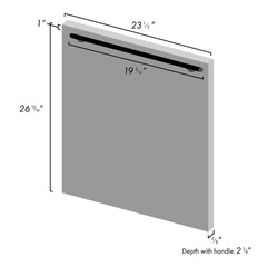 ZLINE 24" Dishwasher Panel with Modern Handle - The Home Selection