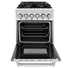 ZLINE 24" Dual Fuel Range with in Stainless Steel - RA24 - The Home Selection