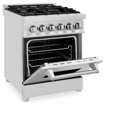 ZLINE 24" Dual Fuel Range with in Stainless Steel - RA24 - The Home Selection