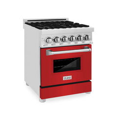 ZLINE 24" Dual Fuel Range with in Stainless Steel - RA24 - The Home Selection