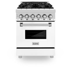 ZLINE 24" Dual Fuel Range with in Stainless Steel - RA24 - The Home Selection