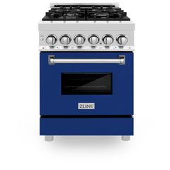 ZLINE 24" Dual Fuel Range with in Stainless Steel - RA24 - The Home Selection